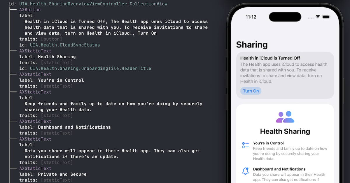 iOS Accessibility Inspector in Your Terminal